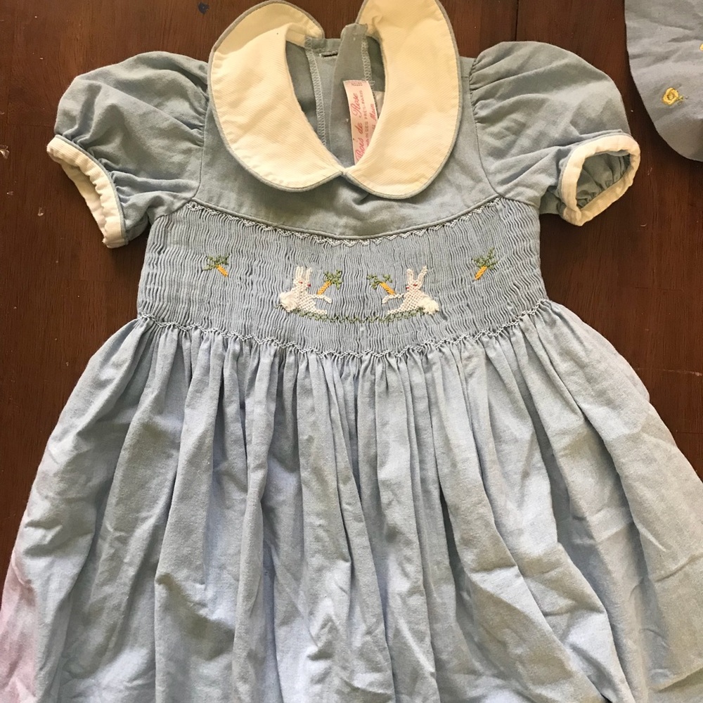 Vintage girls Easter dress